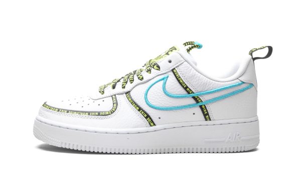 Nike Air Force 1 Low "worldwide White Blue Fury Volt"