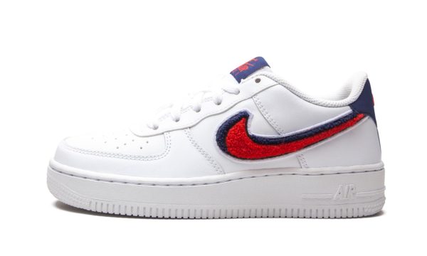 Nike Air Force 1 Lv8 Gs White / University Red-blue Void