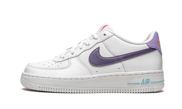 Nike Air Force 1 Lv8 (gs) White / Dk Purple Dust