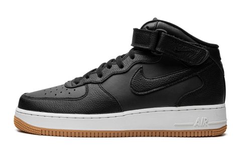 Nike Air Force 1 Mid '07 Lx "black/gum"