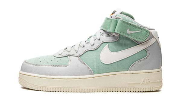 Nike Air Force 1 Mid '07 Lx "grey Fog Enamel Green"