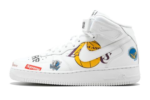 Nike Air Force 1 Mid 07 / Supreme "nba"