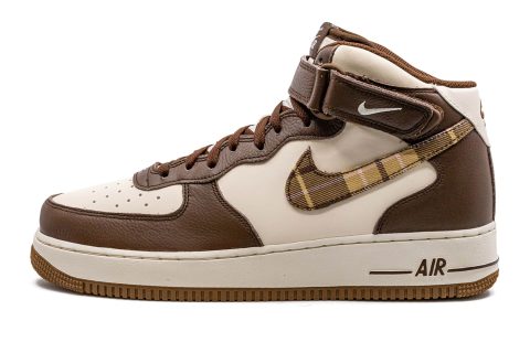 Nike Air Force 1 Mid "brown Plaid"