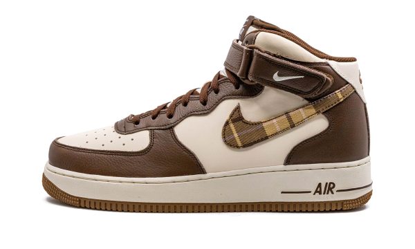 Nike Air Force 1 Mid "brown Plaid"