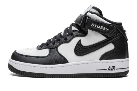 Nike Air Force 1 Mid "stussy - Light Bone Black"