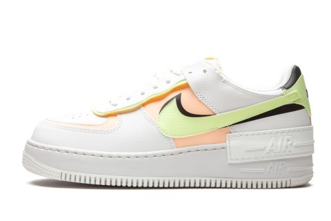 Nike Air Force 1 Shado Mns Wmns "white / Barely Volt / Crimson Tint"