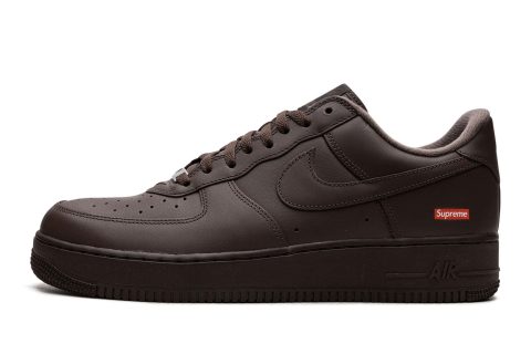 Nike Air Force 1 "supreme - Mini Box Logo Brown"