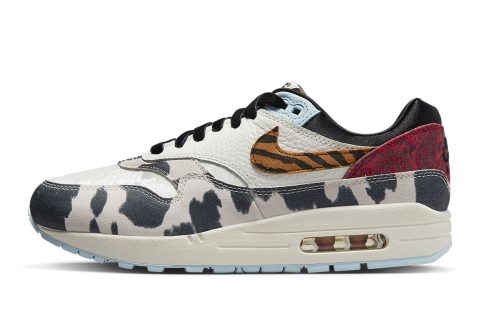 Nike Air Max 1 '87 Mns Wmns "tiger Swoosh Cow Print"