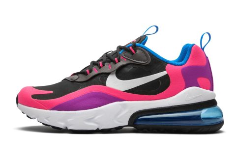 Nike Air Max 270 React Gs "hyper Pink / Vivid Purple"