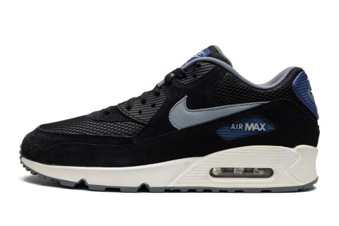 Nike Air Max 90 Essential Black / Dv Grey-gym Bl-bl Grpht