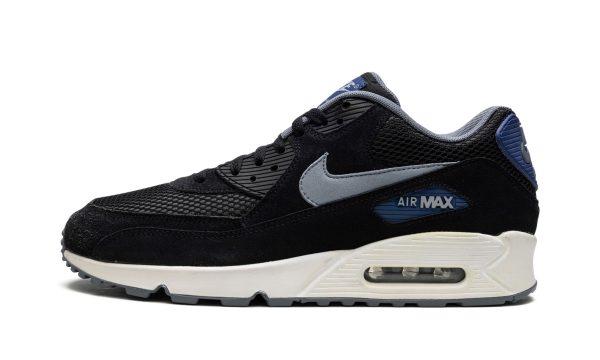 Nike Air Max 90 Essential Black / Dv Grey-gym Bl-bl Grpht