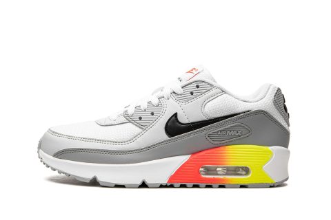 Nike Air Max 90 Gs Wolf Grey / Black / Bright Crimson