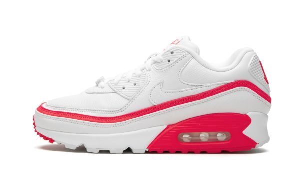 Air Max 90 / Undftd "undefeated White/red"