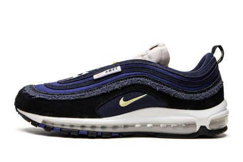 Nike Air Max 97 Se "running Club" Black / Light Zitron-deep Royal