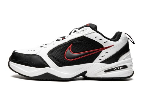 Nike Air Monarch 4 "white / Black / Red"