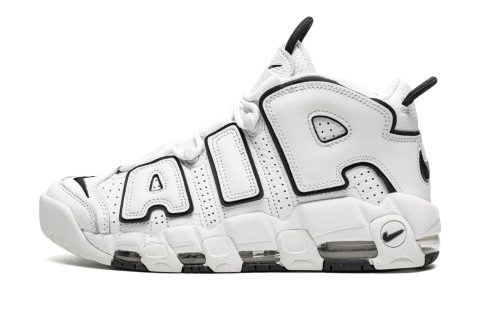 Nike Air More Uptempo Mns Wmns "white / Black"