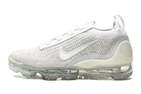 Nike Air Vapormax 2021 Flyknit Mns Wmns "white Pure Platinum"