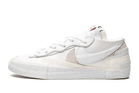 Nike Blazer Low "sacai -  White Patent Leather"