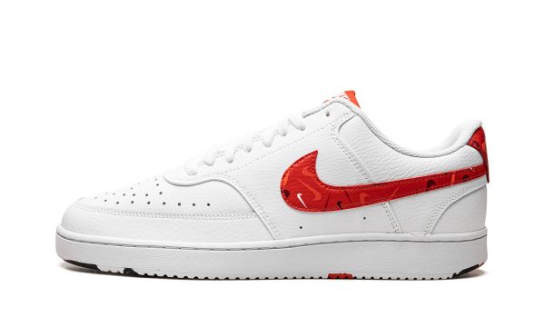 Nike Court Vision Lo White / Varsity Red