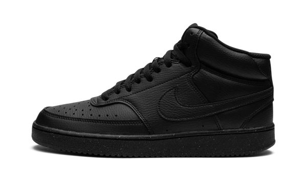 Nike Court Vision Mid Nn "triple Black"