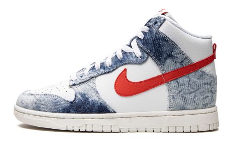 Nike Dunk High Wmns "washed Denim"