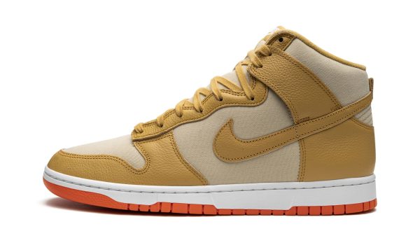 Nike Dunk High "gold Canvas"