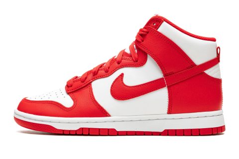 Nike Dunk High "white / University Red"