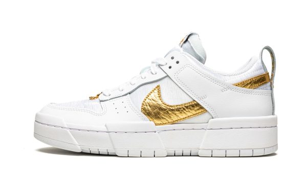 Nike Dunk Lo Disrupt Wmns "white / Metallic Gold"