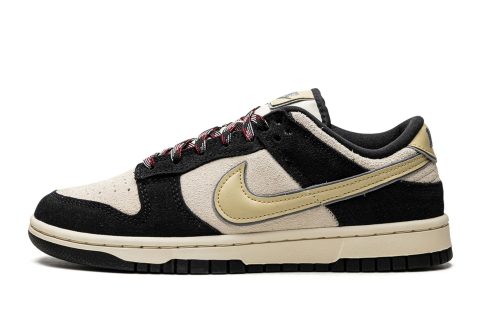 Nike Dunk Lo Lx Mns Wmns "black / Cream Suede"