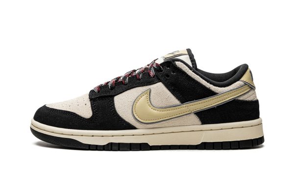 Nike Dunk Lo Lx Mns Wmns "black / Cream Suede"