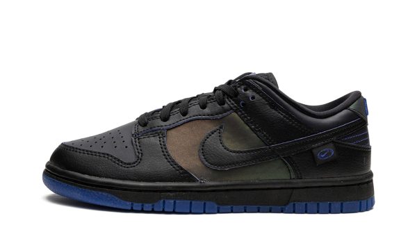 Nike Dunk Lo Mns Wmns "black Royal Iridescent"