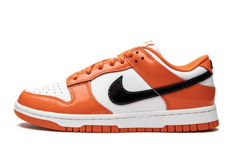 Nike Dunk Lo Mns Wmns "orange / Black Patent Leather"