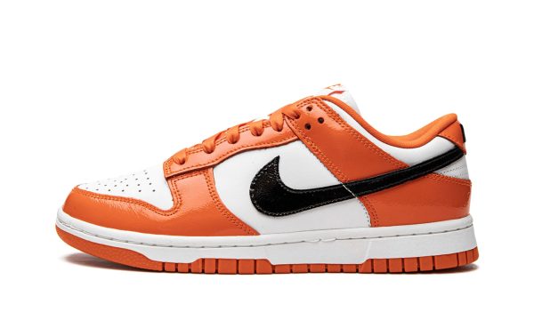 Nike Dunk Lo Mns Wmns "orange / Black Patent Leather"