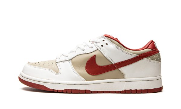 Nike Dunk Lo Pro Mns Wmns "light Stone Varsity Red"