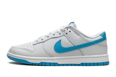 Nike Dunk Low Retro "pure Platinum Blue Lightning"