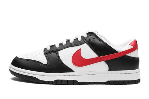 Nike Dunk Low Retro "red Swoosh Panda"