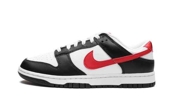 Nike Dunk Low Retro "red Swoosh Panda"