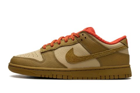 Nike Dunk Low Wmns "bronzine Picante Red"