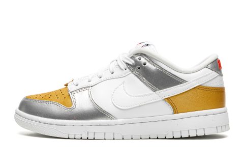 Nike Dunk Low Wmns "gold White Silver"