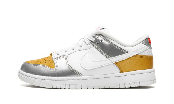 Nike Dunk Low Wmns "gold White Silver"