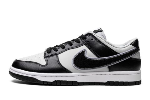 Nike Dunk Low "chenille Swoosh Black Grey"