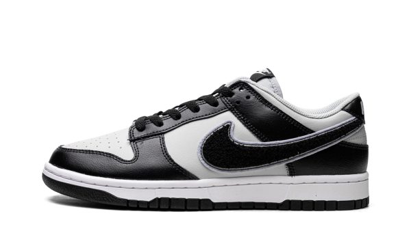 Nike Dunk Low "chenille Swoosh Black Grey"