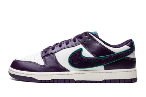 Nike Dunk Low "chenille Swoosh - Grand Purple"