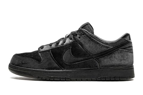 Dunk Low "dover Street Market Triple Black Velvet"