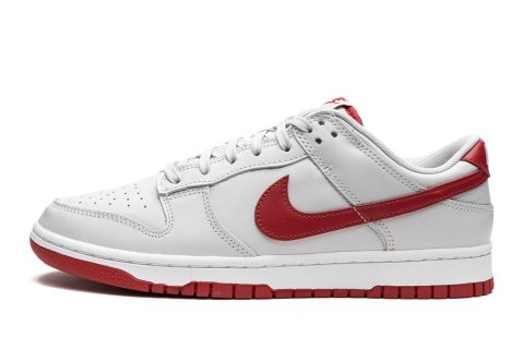 Nike Dunk Low "vast Grey / Varsity Red"