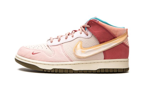 Nike Dunk Mid "social Status - Strawberry Chocolate"