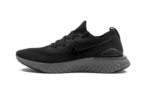 Nike Epic React Flyknit 2 Black / Black-white-gunsmoke