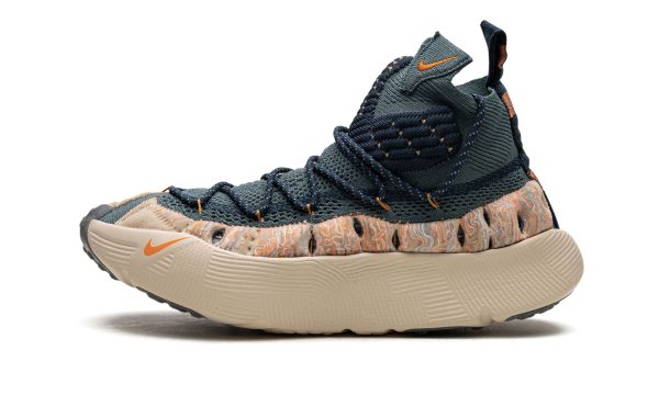 Nike Ispa Sense Flyknit "mineral Slate Magma Orange"