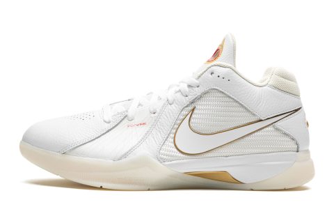 Nike Kd 3 "white / Metallic Gold"