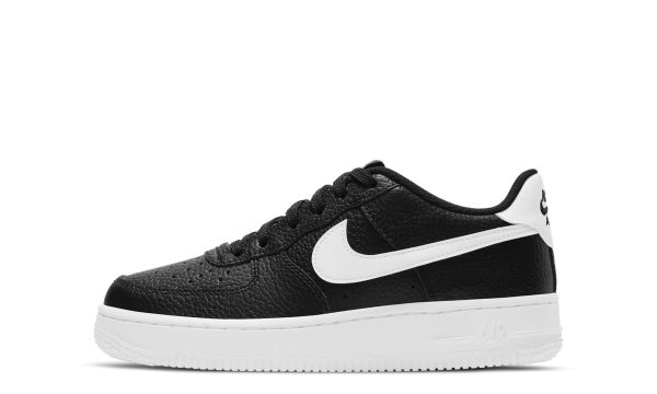 Nike Kids Air Force 1 Gs "black / White"